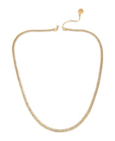 Goldtone Fancy Curb Necklace