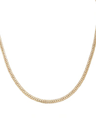 Goldtone Fancy Curb Necklace