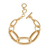 Goldtone Toggle Bracelet