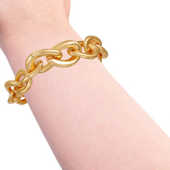Goldtone Link Toggle Bracelet
