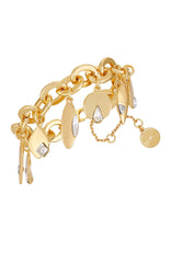 Goldtone Charm Bracelet