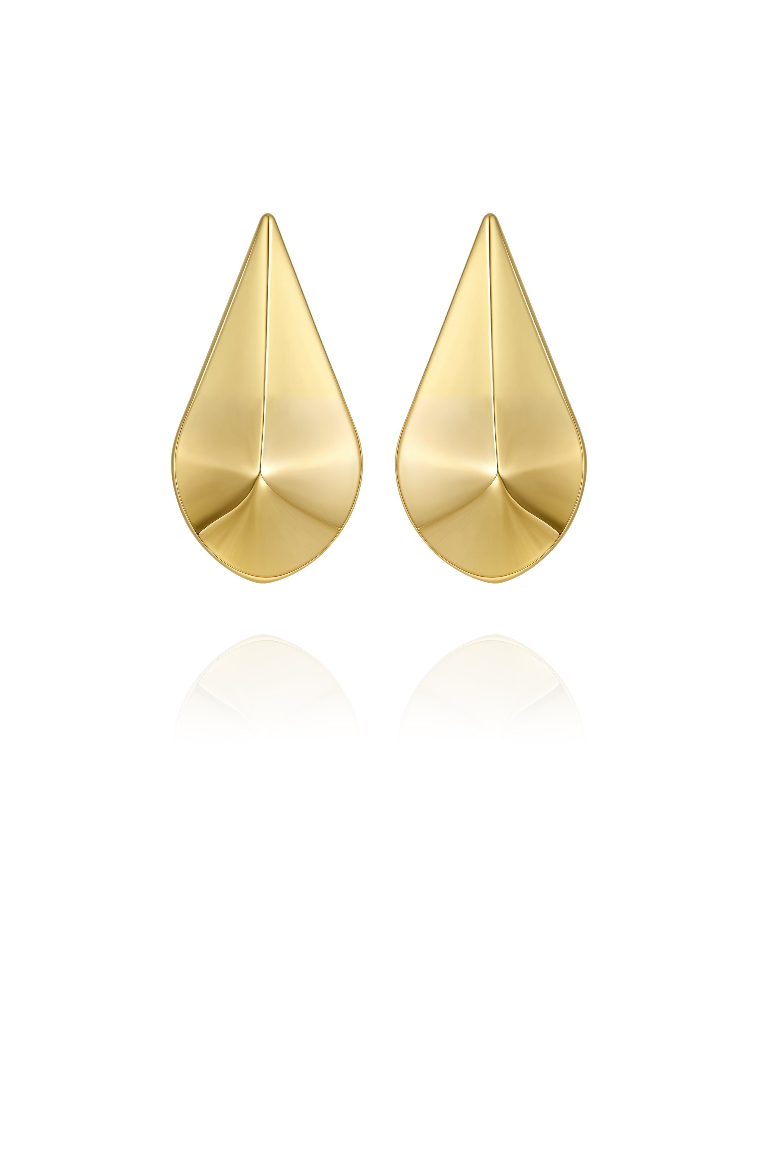 Chic Sculptural Dome Drop Earrings