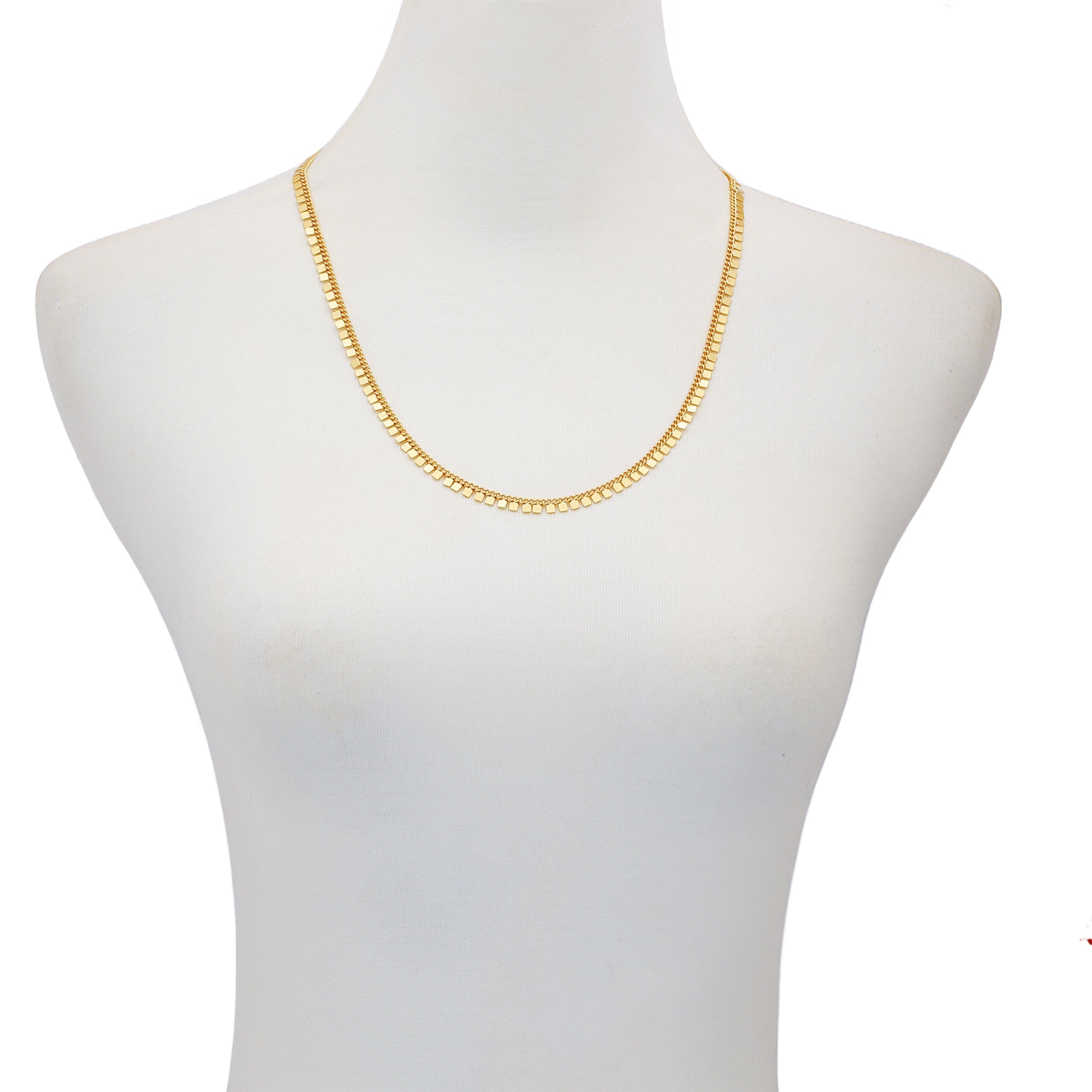 Geometric Chain Necklace