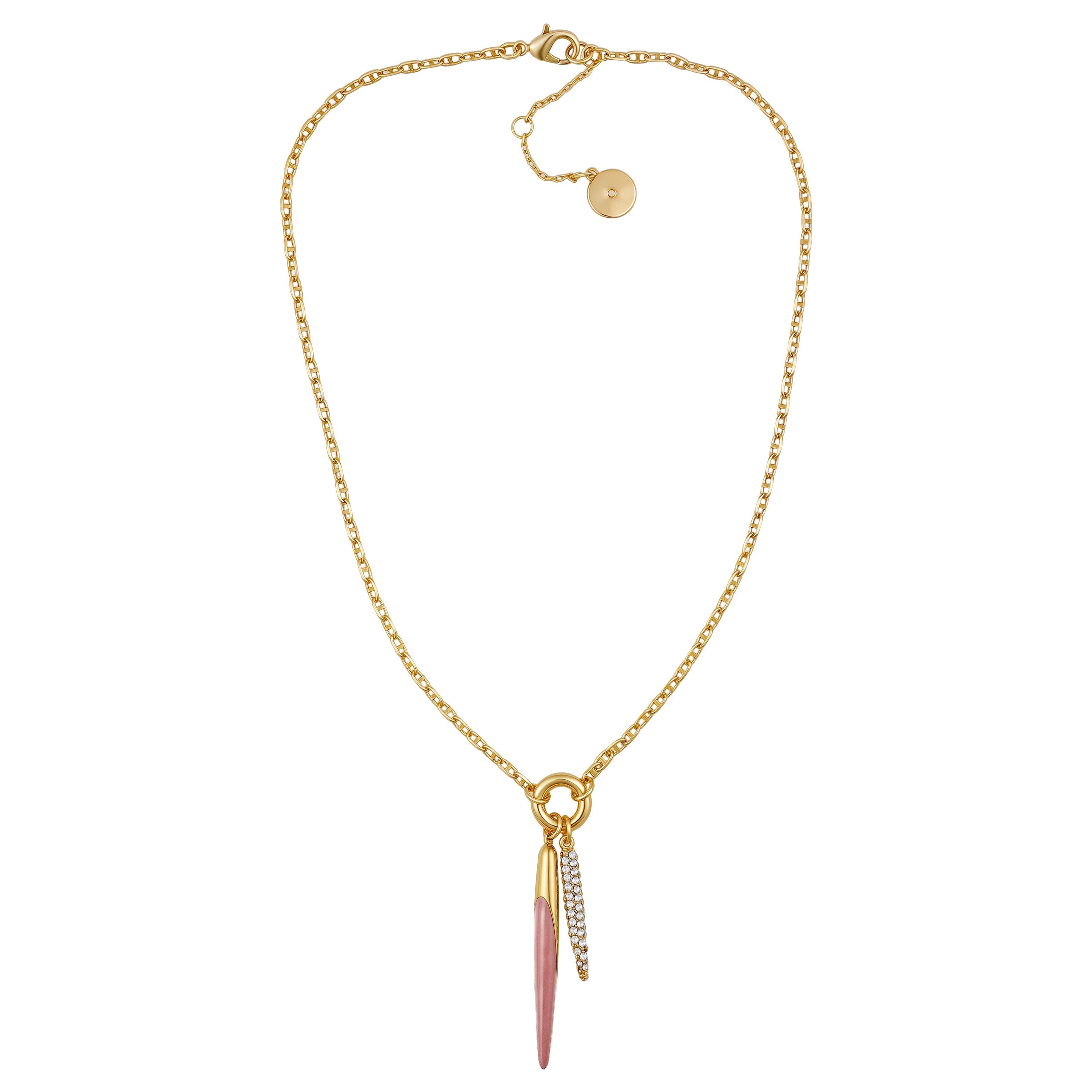 Double Pendant Necklace