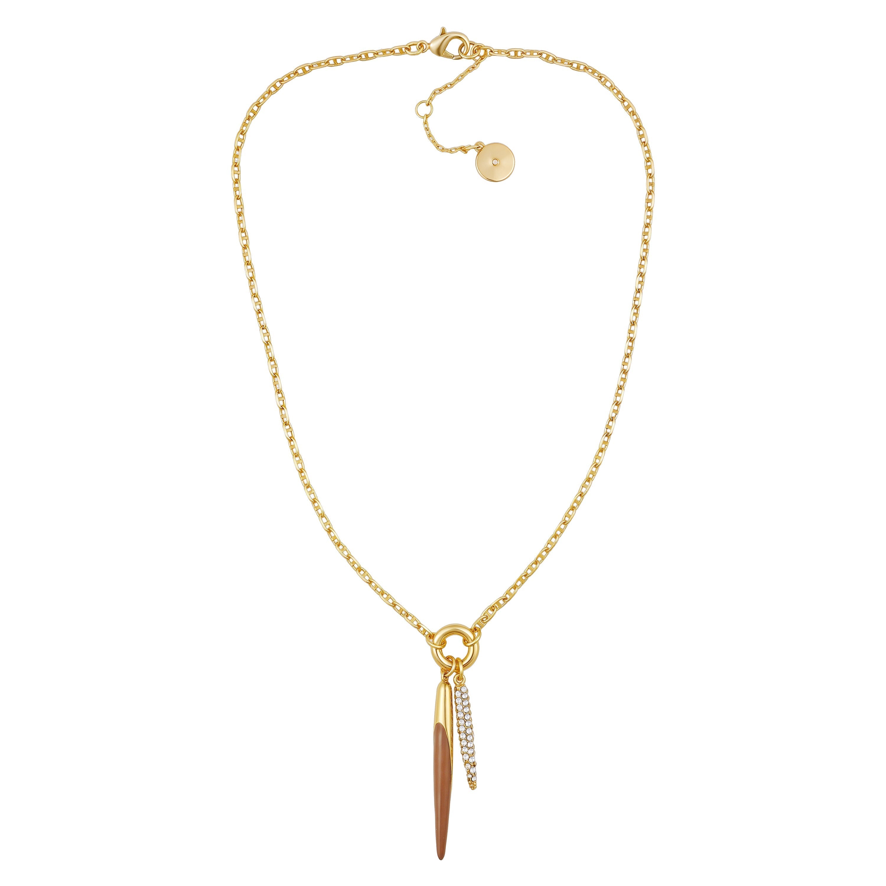 Double Pendant Necklace