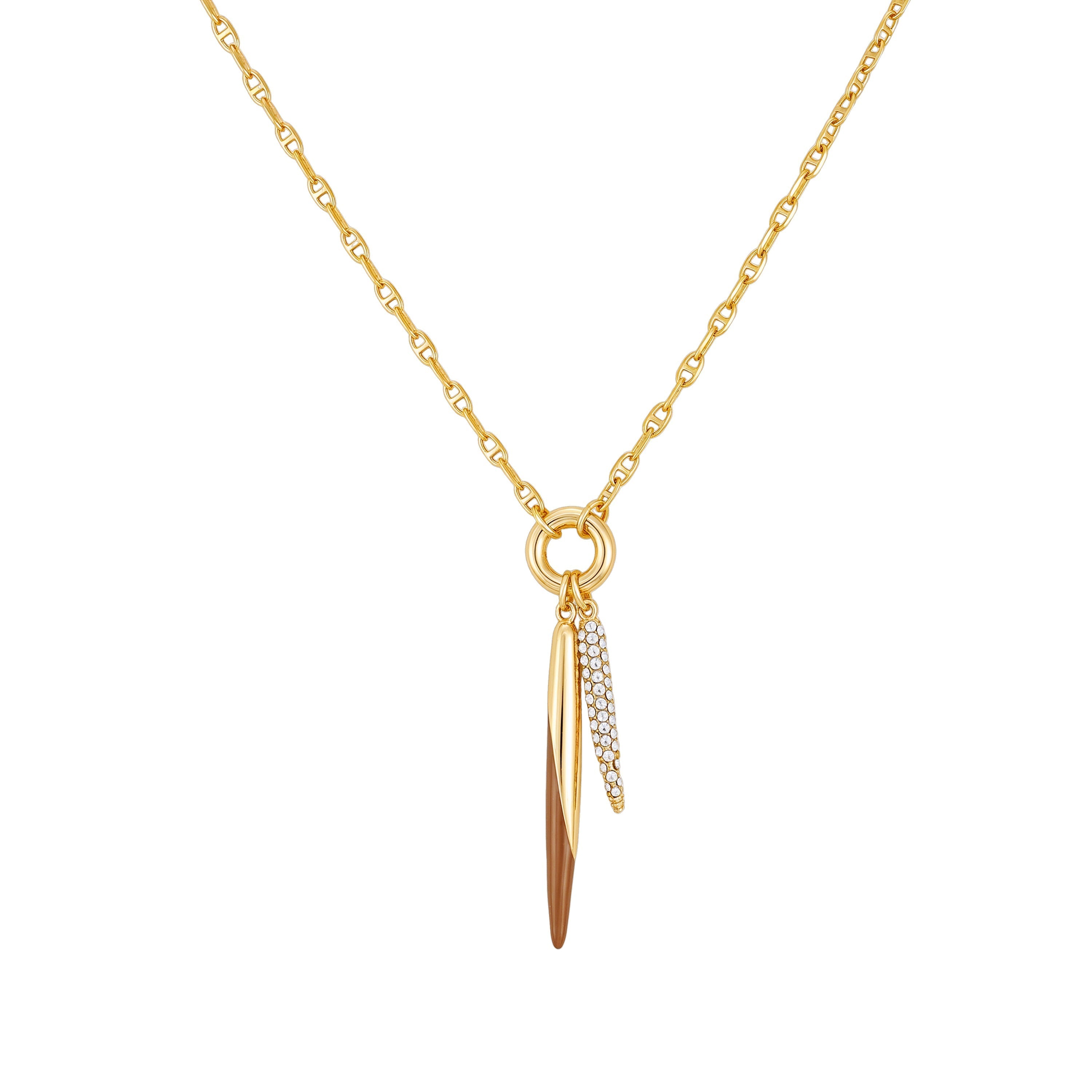Double Pendant Necklace