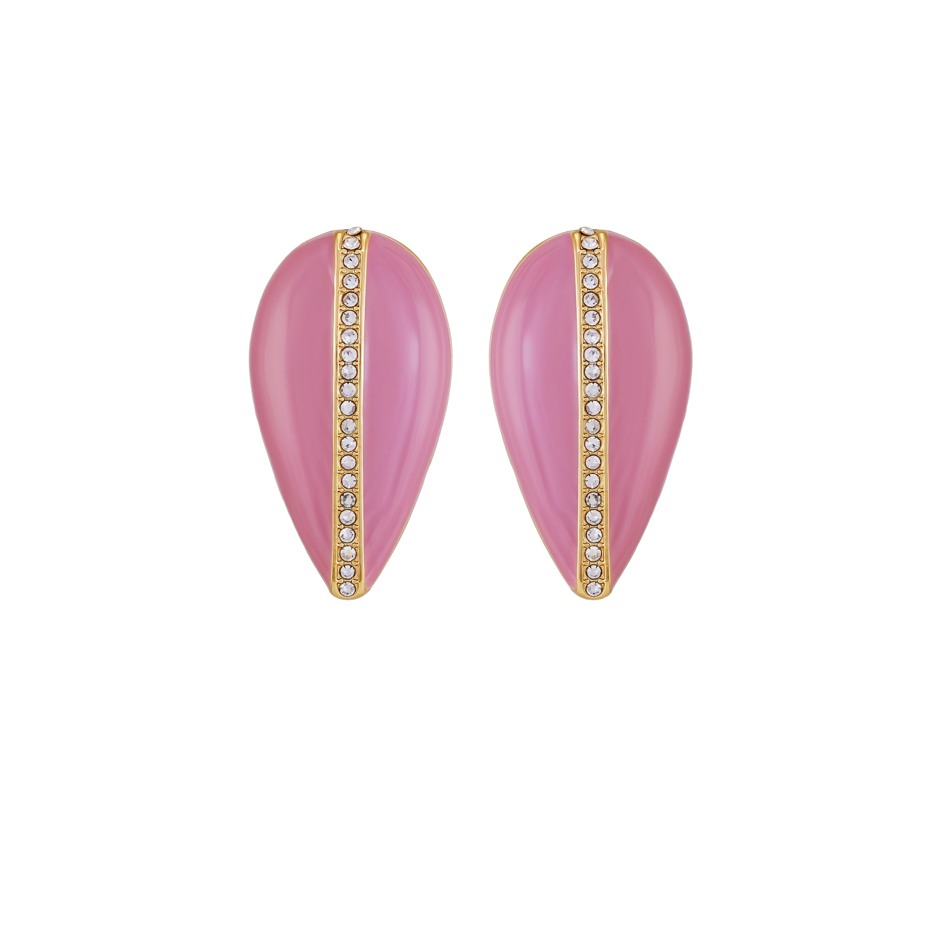 Gold Tone Teardrop Earrings