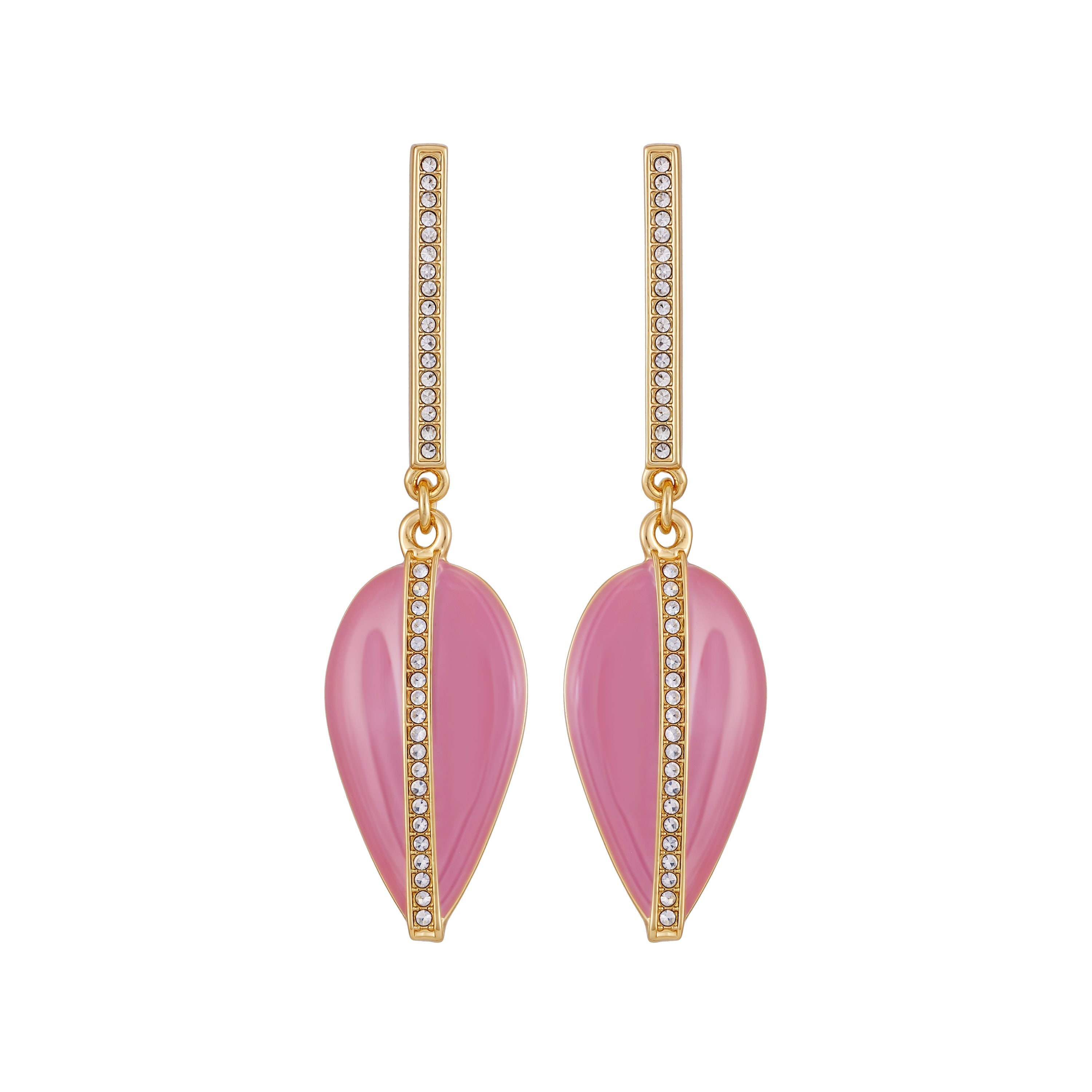 Gold Tone Drop Earrings