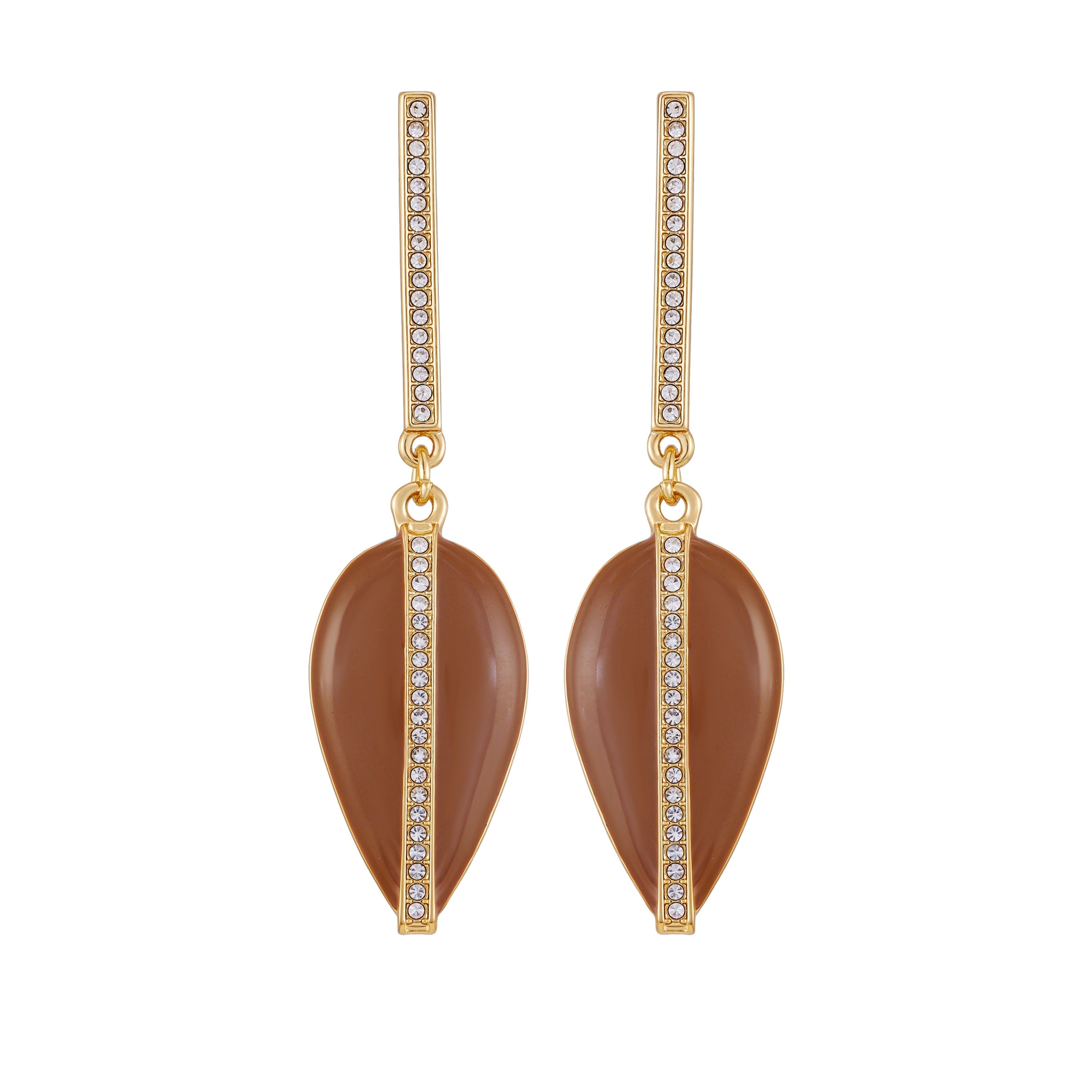 Gold Tone Drop Earrings