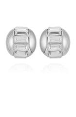 Baguette Crystal Stud Earrings