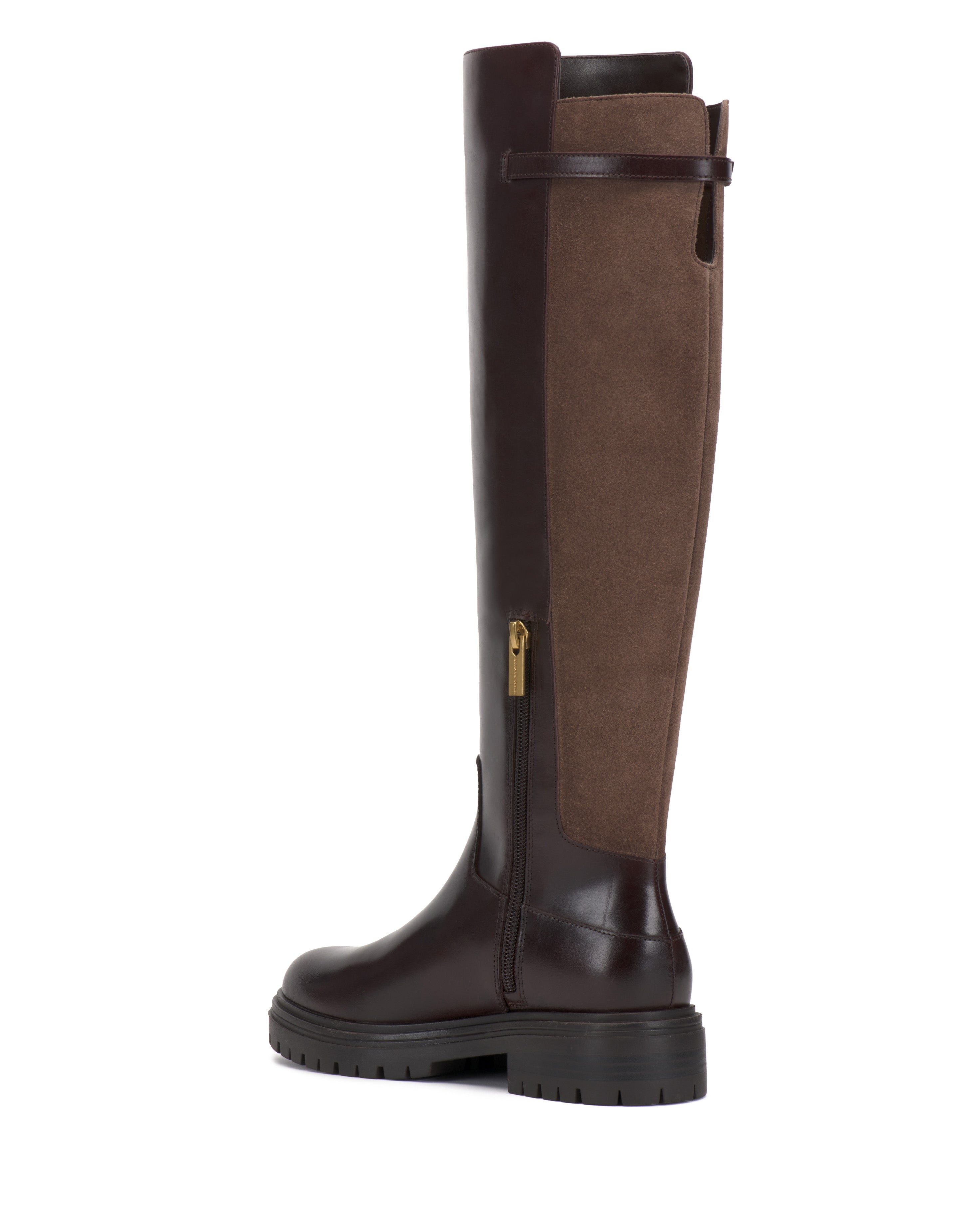Bertla Wide Calf Knee High Riding Boot