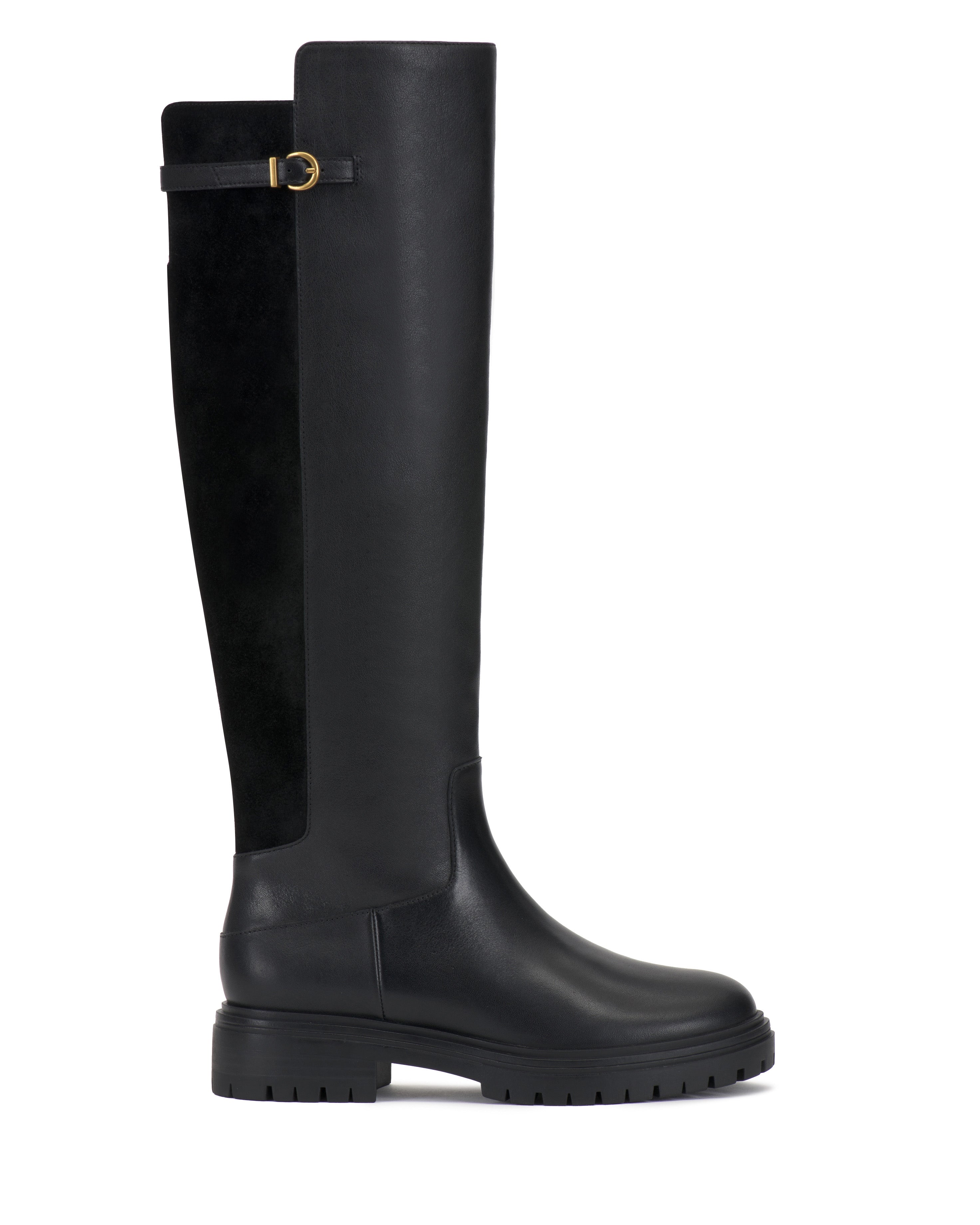 Bertla Extra Wide Calf Knee High Riding Boot