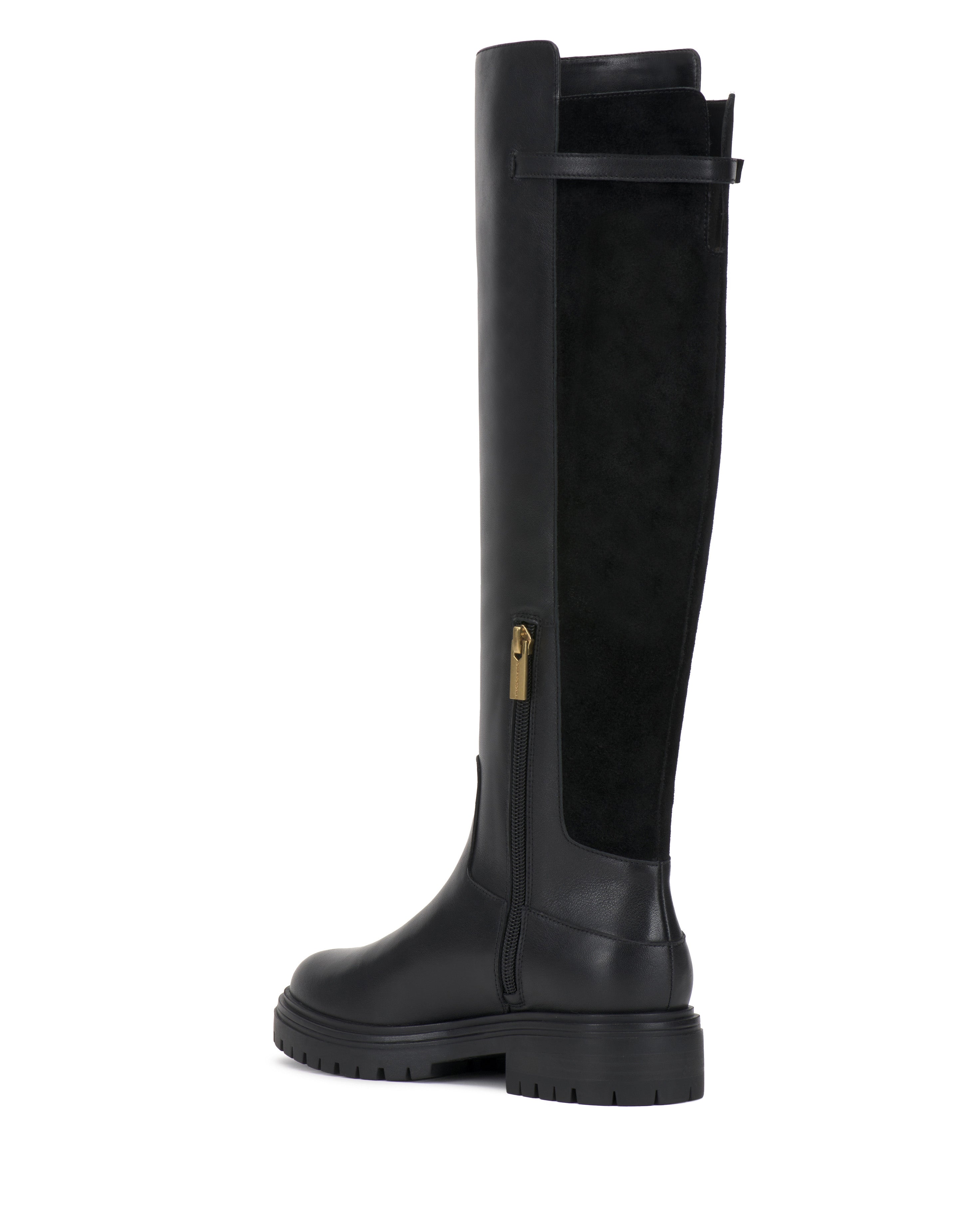 Bertla Extra Wide Calf Knee High Riding Boot