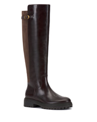 Bertla Extra Wide Calf Knee High Riding Boot
