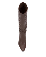 Genisa Narrow Calf Slouchy Knee High Boot