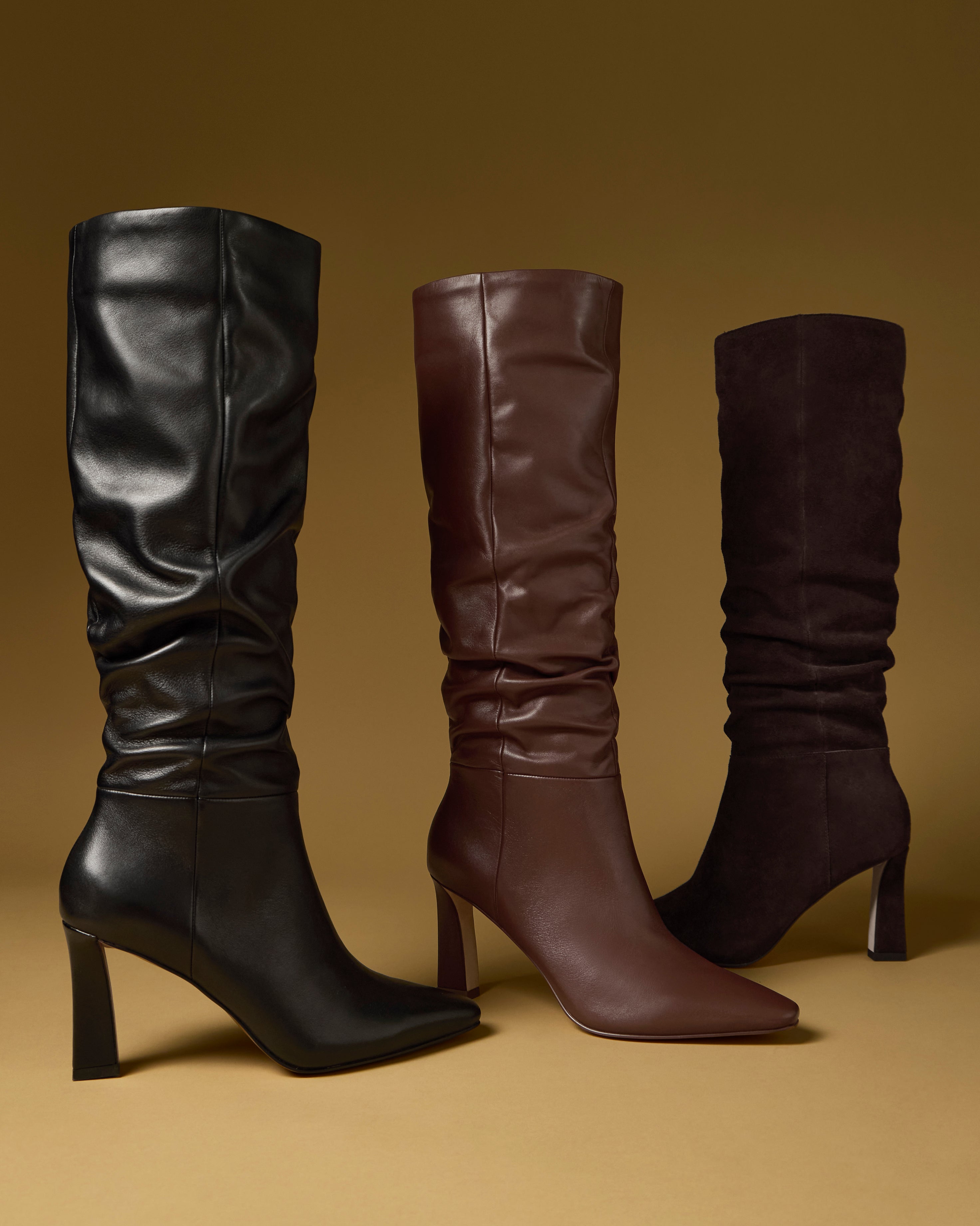 Genisa Extra Wide Calf Slouchy Knee High Boot