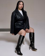 Sareya Wide Calf Knee High Boot