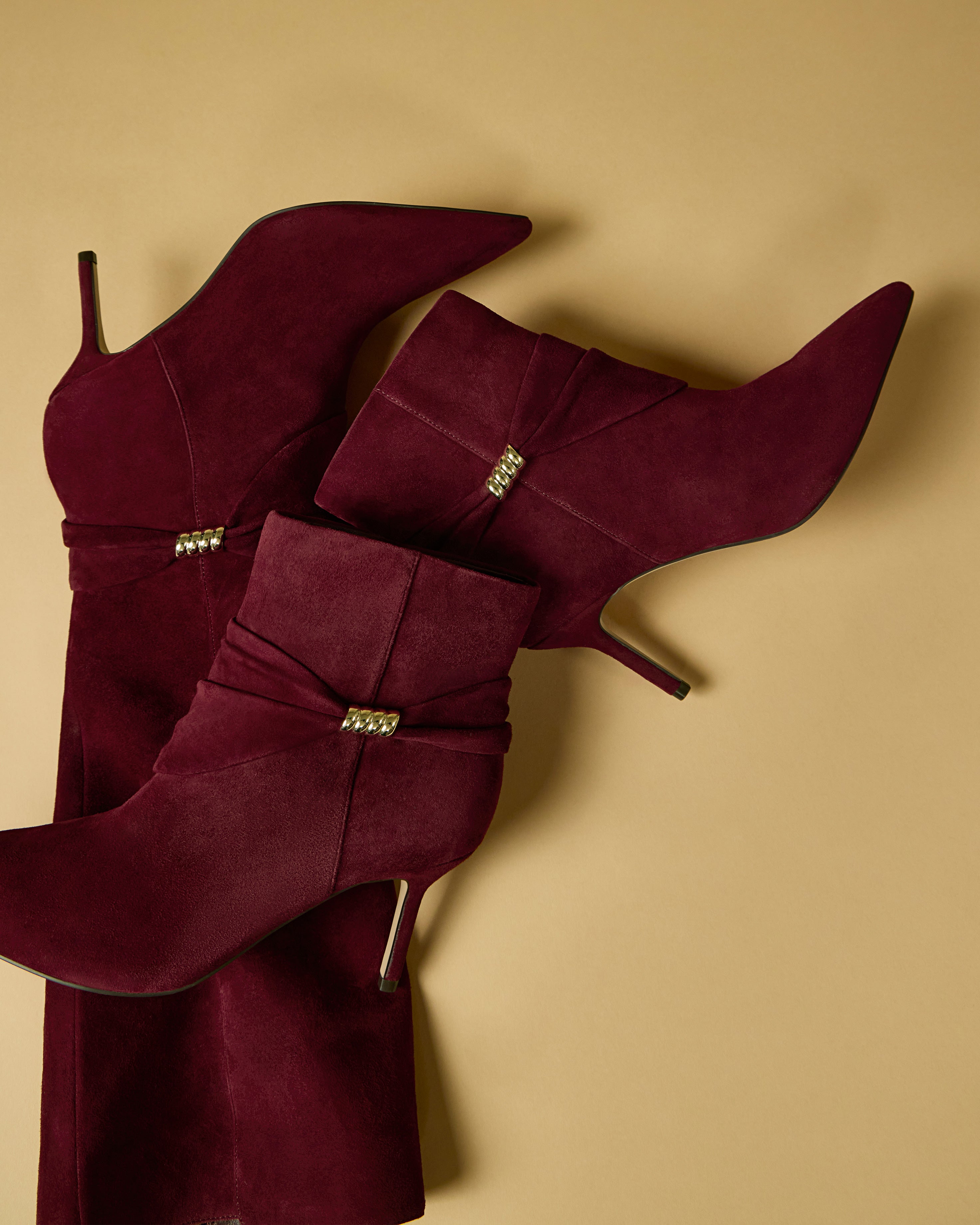 Meezo Narrow Calf Knee High Boot