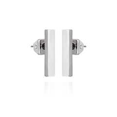 Rectangle Bar Stud Earrings