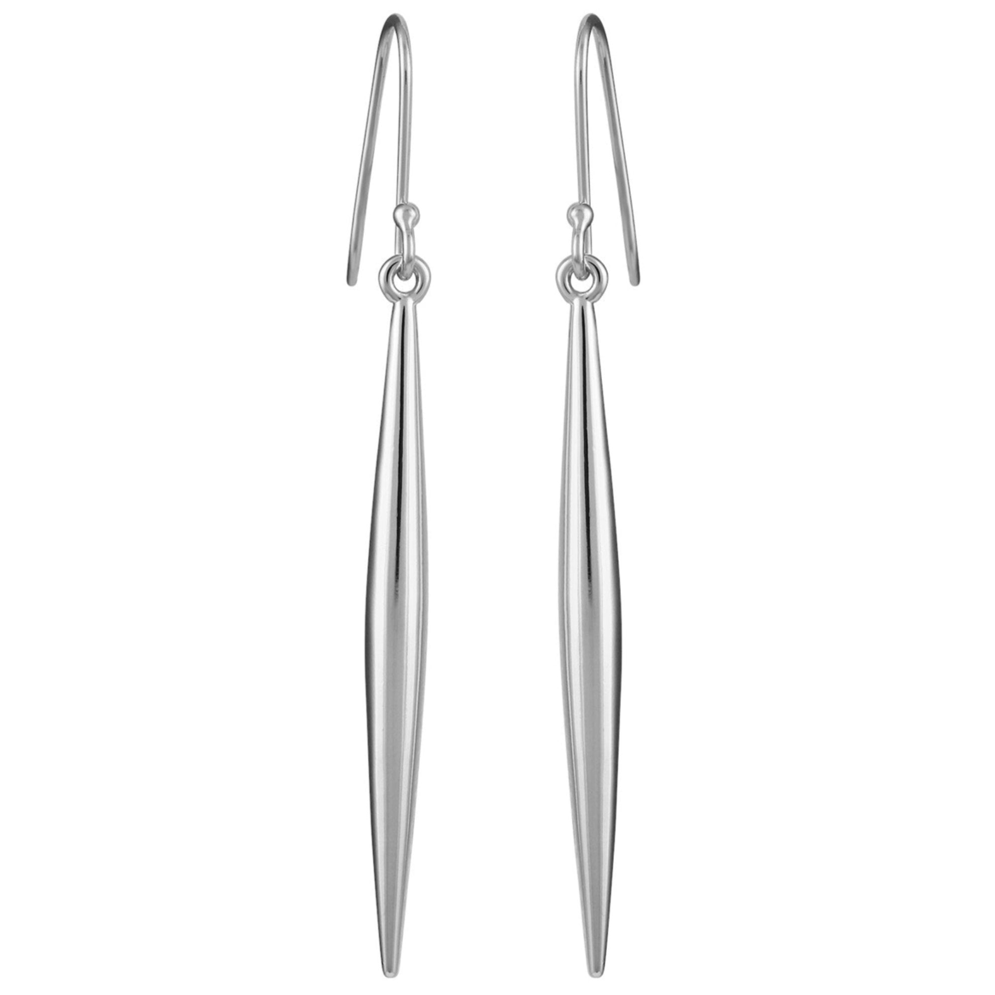 Linear Spear Drop Earrings