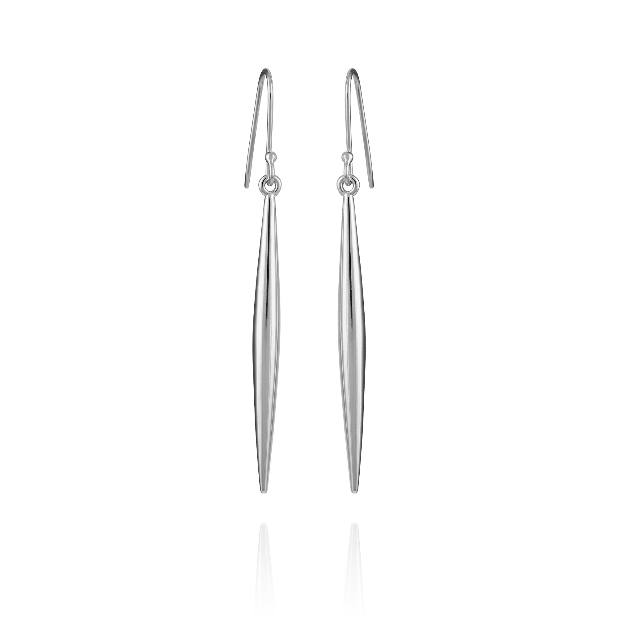 Linear Spear Drop Earrings