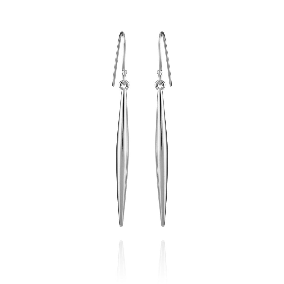 Linear Spear Drop Earrings