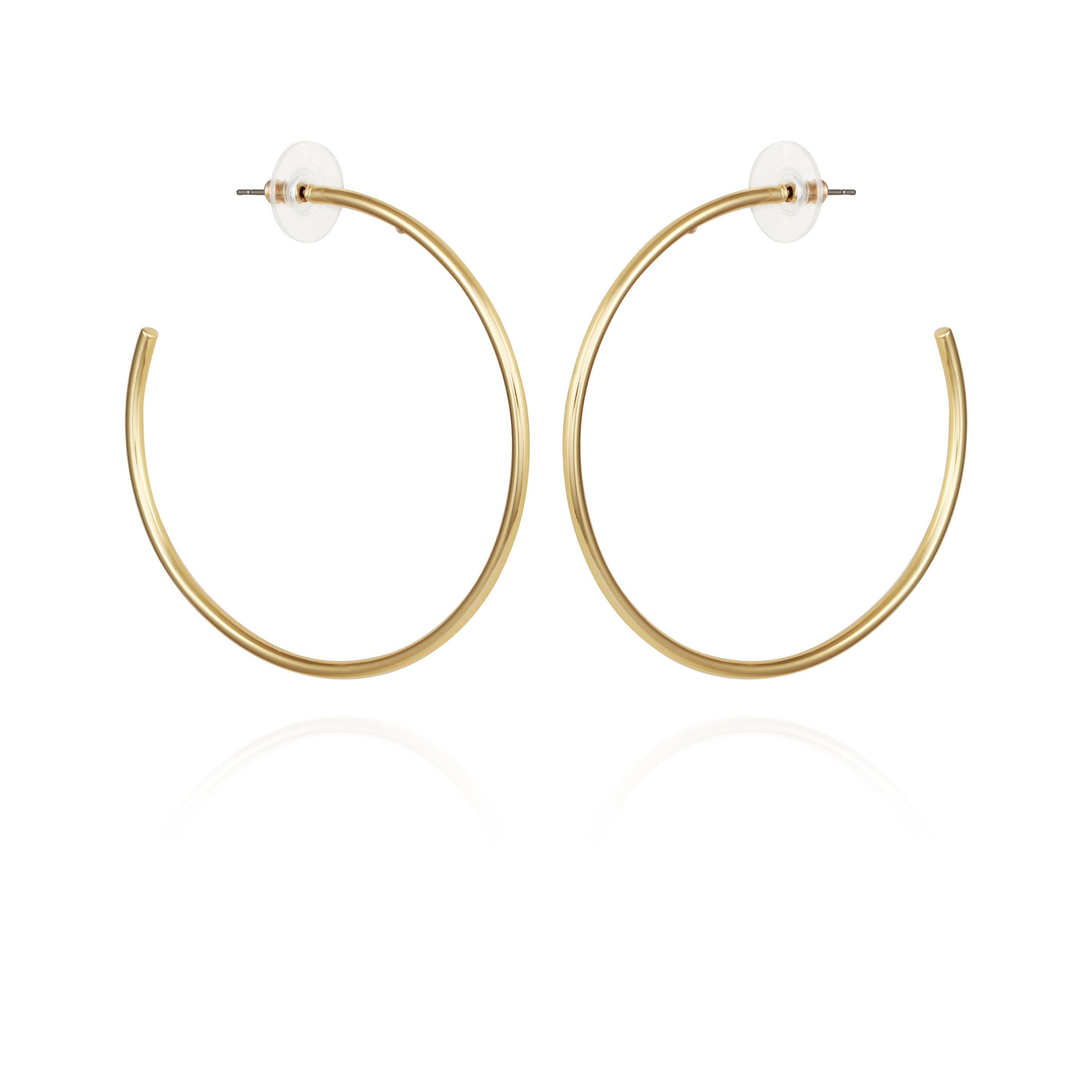 Extra Large Open Hoop Earrings